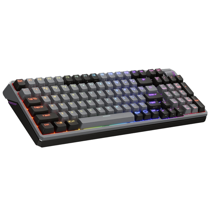 EAN 4719512138878 - Cooler Master Peripherals MK770 teclado Universal USB + RF Wireless + Bluetooth QWERTY Alemán Gris Oscuro imagen 1