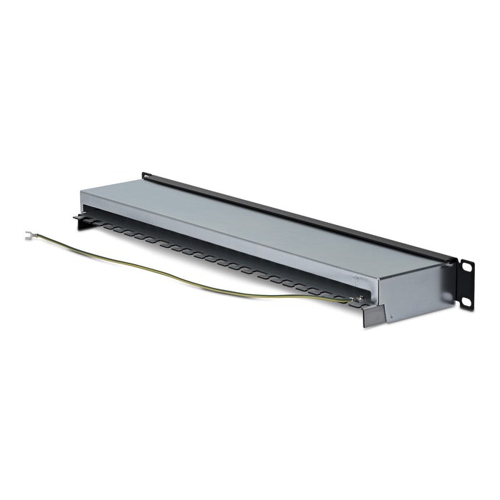 Startech.Com Startech - Patch Panel - 110 Abdrückgerät - Rack Montable - Cat 6a - Stp - Rj-45 X 24 - Plateado - 1u - 48.3 Cm (19")