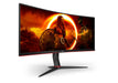 EAN 4038986111331 - AOC G2 CU34G2XP pantalla para PC 86,4 cm (34") 3440 x 1440 Pixeles UltraWide Quad HD LED Negro, Rojo imagen 5
