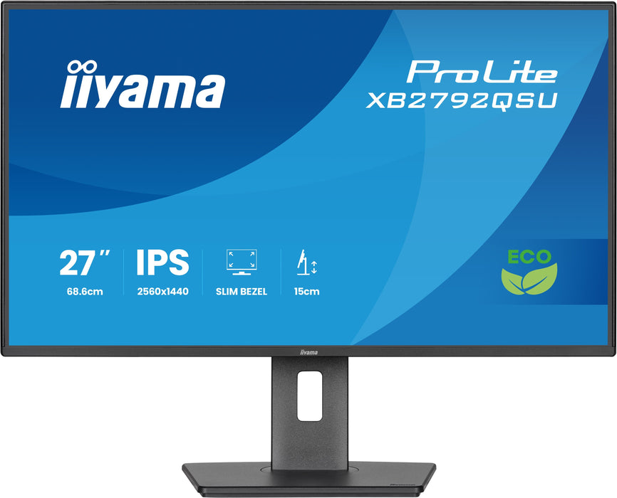 EAN 4948570126200 - iiyama ProLite XB2792QSU-B1 pantalla para PC 68,6 cm (27") 2560 x 1440 Pixeles Quad HD LED Negro imagen 3