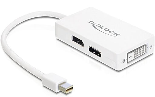 EAN 4043619626304 - DeLOCK 0.16m DisplayPort/VGA + HDMI + DVI 0,16 m Mini DisplayPort VGA (D-Sub)+ HDMI + DVI Blanco imagen 1