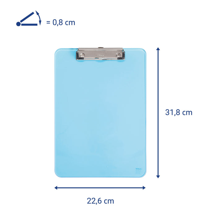 EAN 4002390062053 - MAUL 2340631 portapapel A4 Plástico Azul, Transparente imagen 11