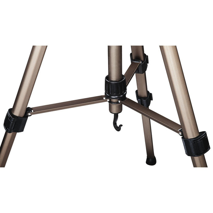 Trípode Hama Para Cámaras Réflex, Regulable Desde 69-185 Cm, Ligero, De Aluminio, Con Funda De Transporte, Color Bronce