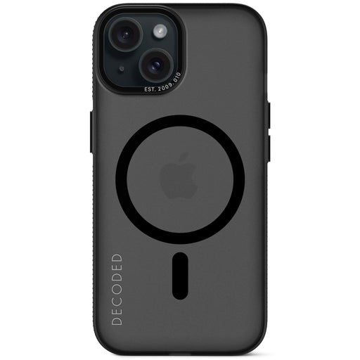 EAN 8720593010683 - Decoded D24IPO15BCT2FK funda para teléfono móvil 15,5 cm (6.1") Negro, Transparente imagen 1