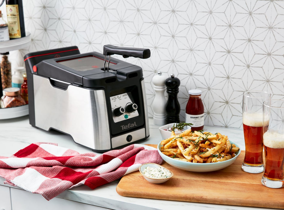 EAN 3016661173783 - Tefal Clear Duo FR600D Sencillo 0,65 L Independiente 2000 W Freidora Negro, Acero inoxidable imagen 4