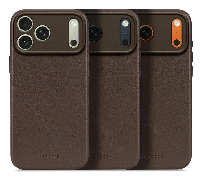Decoded Leather Backcover Iphone 17 Pro Max Chocolate Brown
