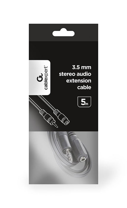 EAN 8716309046374 - Gembird CCA-421S-5M cable de audio 3,5mm Negro imagen 3
