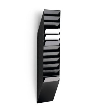 Flexiboxx Wandprospekthalter Din A4 12-Vías Negro