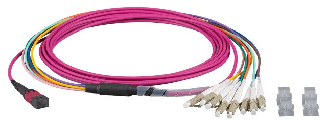 Efb Mtp(F)-Lc Trunkcable Om4 8 Fasern Typ B Lszh Erika-Violett 3m