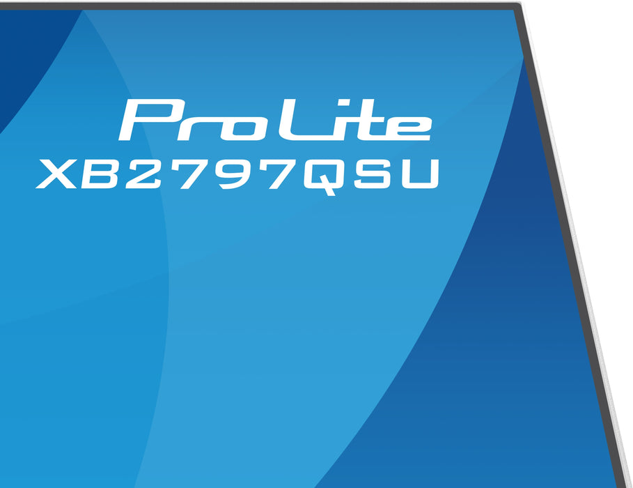 Monitor  Iiyama Prolite Xb2797qsu-W1 Led 27" 2560 X 1440 Qhd @ 75 Hz Ips 350 Cd/M² 1000:1 1 Ms 2xhdmi Displayport Altavoces Mate Blanco