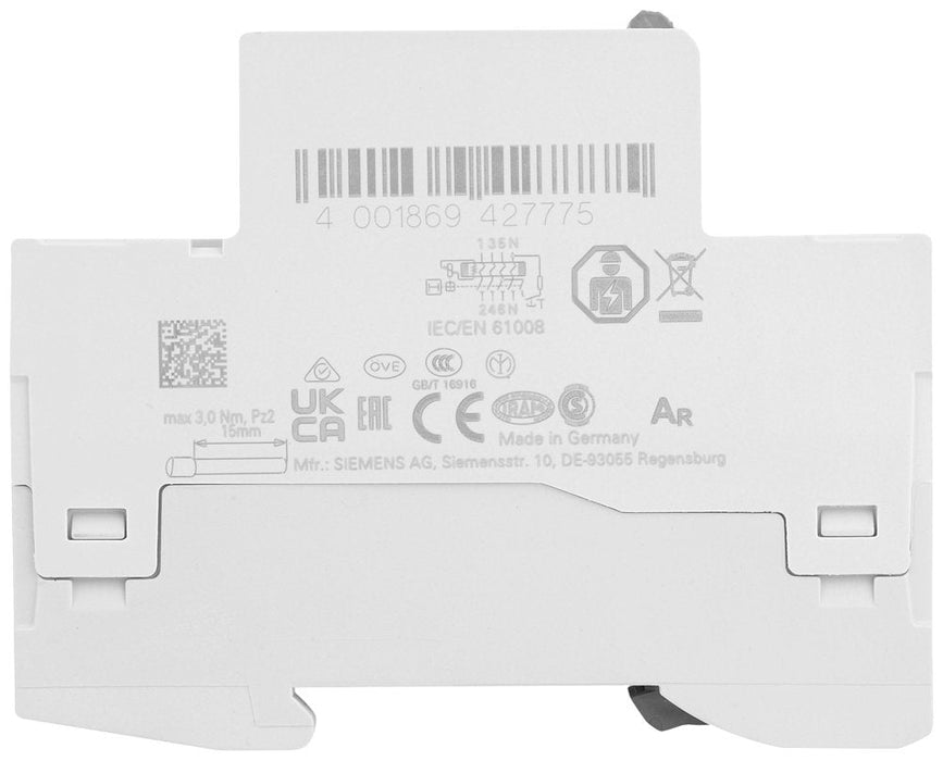 Siemens Indus.Sector Fi-Schutzschalter 5sv3344-6 40a,3+N,30ma,400v Sentron Fehlerstrom-Schutzschalte