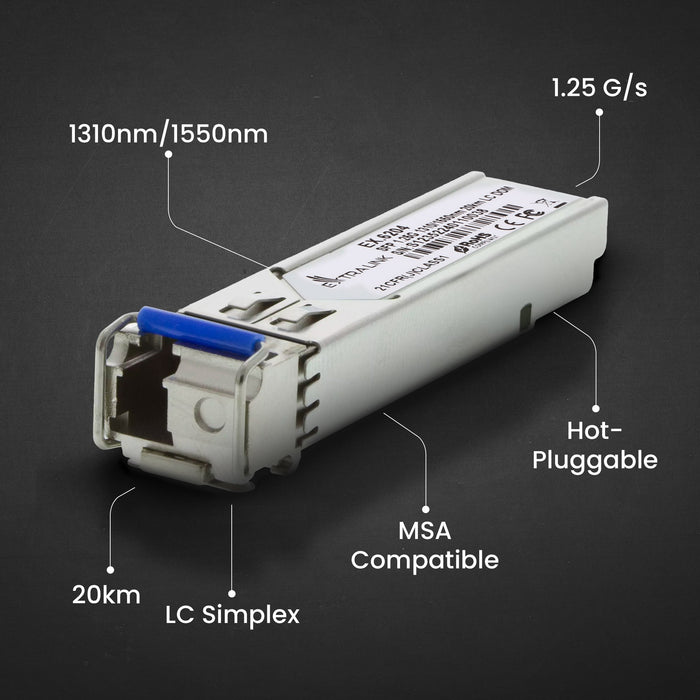 EAN 5902560366204 - Extralink EX.6204 red modulo transceptor Fibra óptica 1250 Mbit/s imagen 10