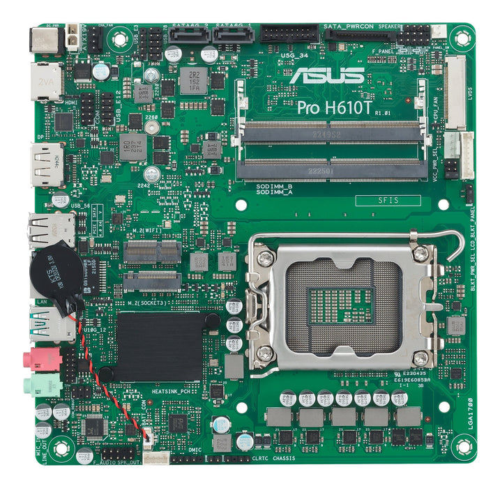 EAN 4711387304020 - ASUS PRO H610T-CSM Intel H610 LGA 1700 mini ITX imagen 2