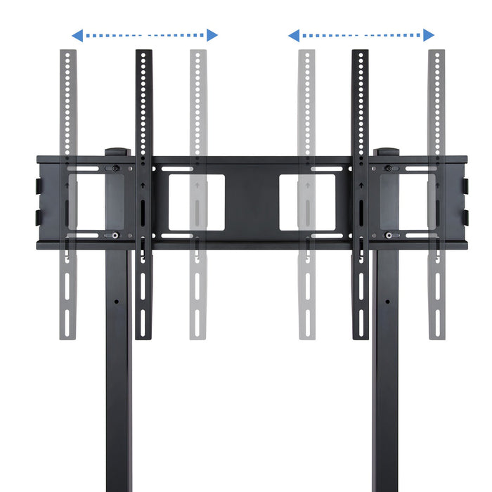 EAN 8433281008427 - TooQ FS20100M-B soporte para monitor 2,54 m (100") Piso Negro imagen 6