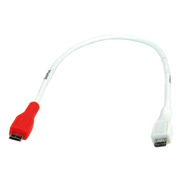 Value Usb 2.0 Ladecable, Micro B - Micro B, St St, 0,3m