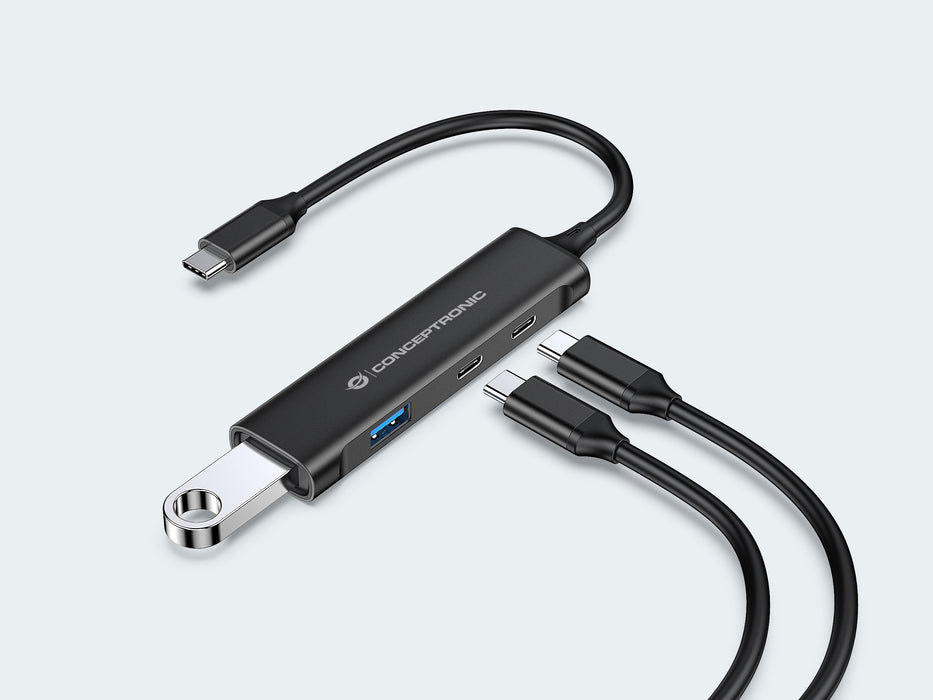 EAN 4015867228609 - Conceptronic HUBBIES12B hub de interfaz USB 3.2 Gen 1 (3.1 Gen 1) Type-C 5000 Mbit/s Negro imagen 5