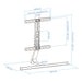 EAN 8433281009813 - TooQ DB3265F-B soporte para TV 165,1 cm (65") Negro imagen 10