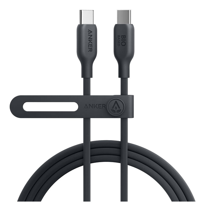 Cable Anker 543 Usb-C A Usb-C Cable Bio-Based 1,8m 140w Negro