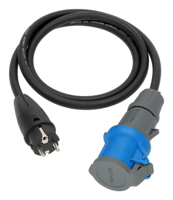 Brennenstuhl Adapter Cable 1,5m Schuko/Empalme Negro