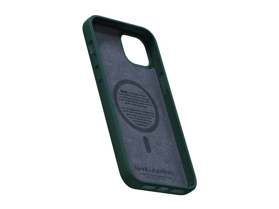 EAN 8720574620856 - Njord byELEMENTS Salmon Leather Magsafe funda para teléfono móvil 17 cm (6.7") Verde imagen 8