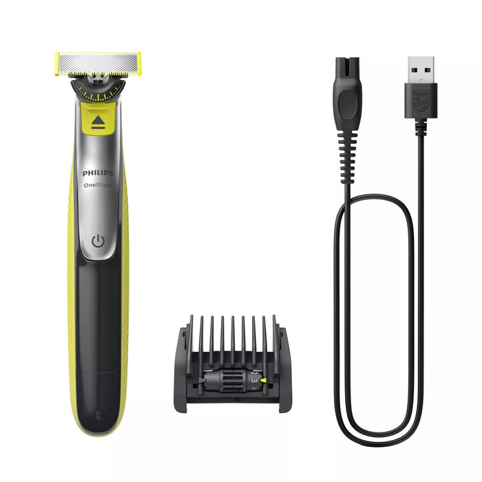 Philips Qp2734 20 Afeitadora Recortadora Oneblade 360, Rostro, Negro Verde