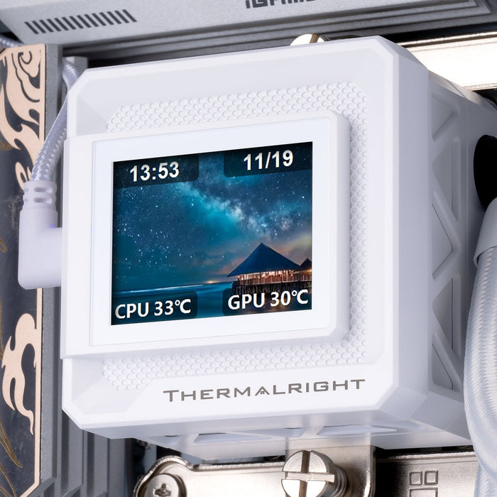 K Kit Watercooling Aio Thermalright Frozen Warframe Se V2 Rgb - 360mm (Blanc)