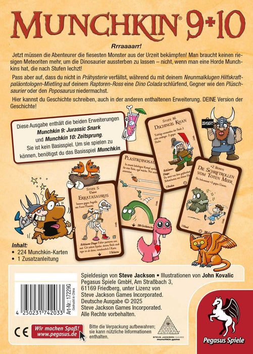 Pegasus Munchkin 9+10, Expansión Del Juego De Cartas 17229g
