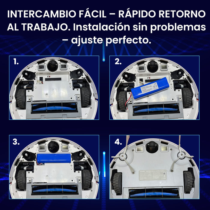 EAN 5906168630651 - Extralink Xiaomi Robot Mop Pro INR18650 MA1-4S1P-SC | Baterija, akumuliatorius | 3200 mAh 47,36 Wh baterí imagen 11