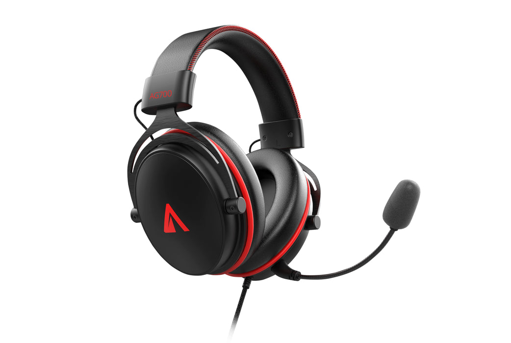 EAN 6940533545361 - ABYSM AG700 Pro 7.1 Black Auriculares Alámbrico Diadema Juego Negro, Rojo imagen 2