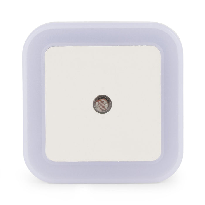 Entac Nachtlicht 0.5w Quadrat. Cw Blanco Dämmerungssensor