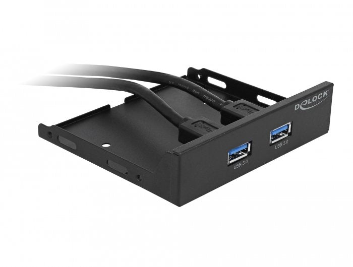 Delock Panel Frontal 3.5" 2 X Usb 3.0 Negro