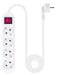 EAN 8433281010161 - Nanocable 10.37.0004 base múltiple 1,4 m 4 salidas AC Interior Blanco imagen 2