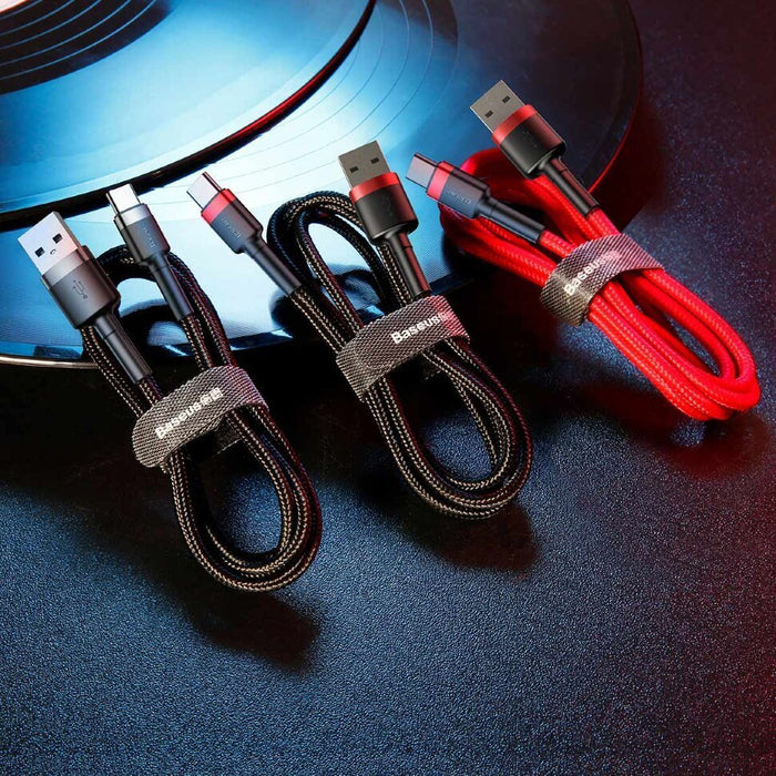 EAN 6953156278240 - Baseus Cafule cable USB 2 m USB A USB C Negro, Rojo imagen 9