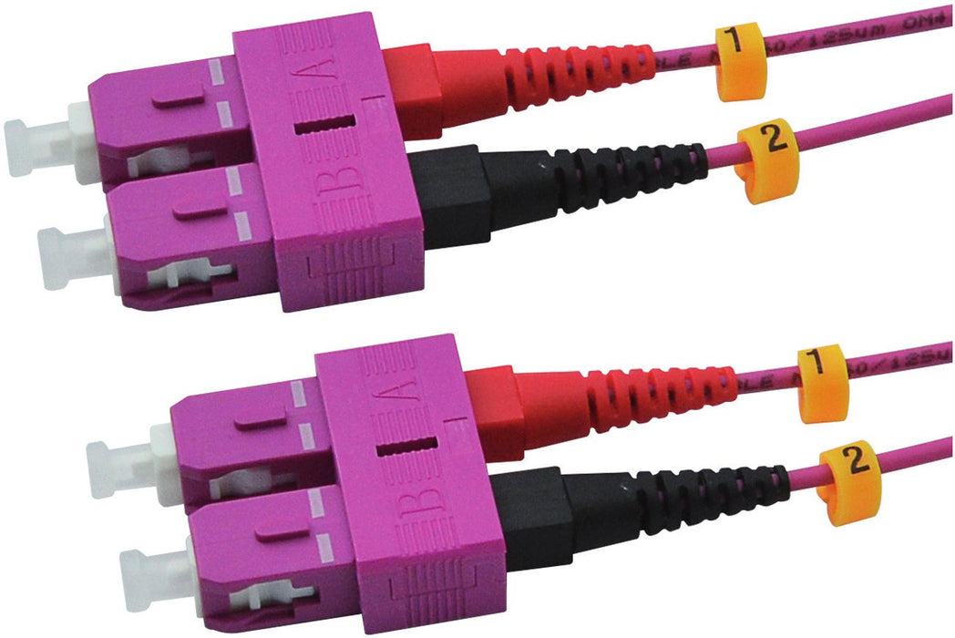 Red 2716-10-0010 Lwl-Duplex Cable De Red Sc Sc 10,0m Om4 Violett