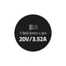 EAN 5901878500133 - Qoltec 50013.65W adaptador e inversor de corriente Interior Negro imagen 4