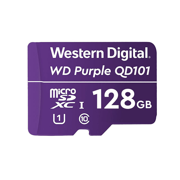 Wd Purple Sc Qd101 Wdd128g1p0c Tarjeta De Memoria Flash 128gb Uhs-I U1 / Class10 Microsdxc Uhs-I Púrpura