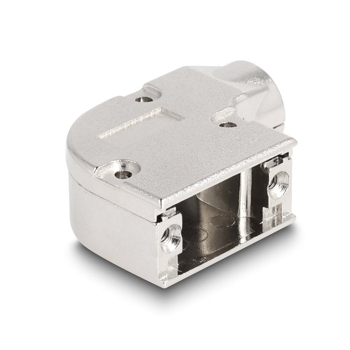 Delock 67028 Carcasa D-Sub Para 9 Clavijas Macho / Hembra Con Soporte Metálico En Ángulo De 90°