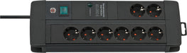 EAN 4007123674855 - Brennenstuhl 1256000678 base múltiple 3 m 8 salidas AC Interior Negro imagen 1
