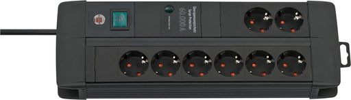 EAN 4007123674855 - Brennenstuhl 1256000678 base múltiple 3 m 8 salidas AC Interior Negro imagen 1