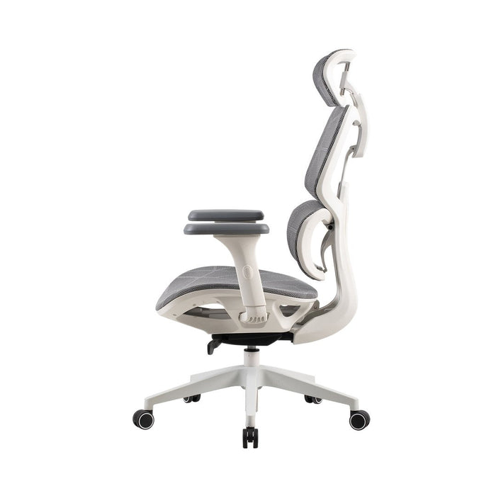 Silla De Oficina  Onex Ventra Premium De Malla, Blanca