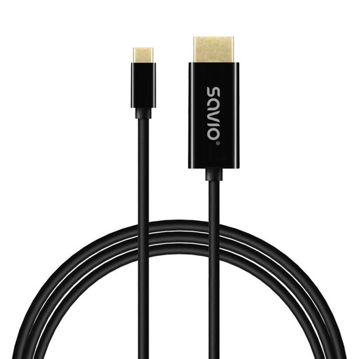 EAN 5901986049708 - Savio CL-191 cable USB 2 m USB C Negro imagen 1