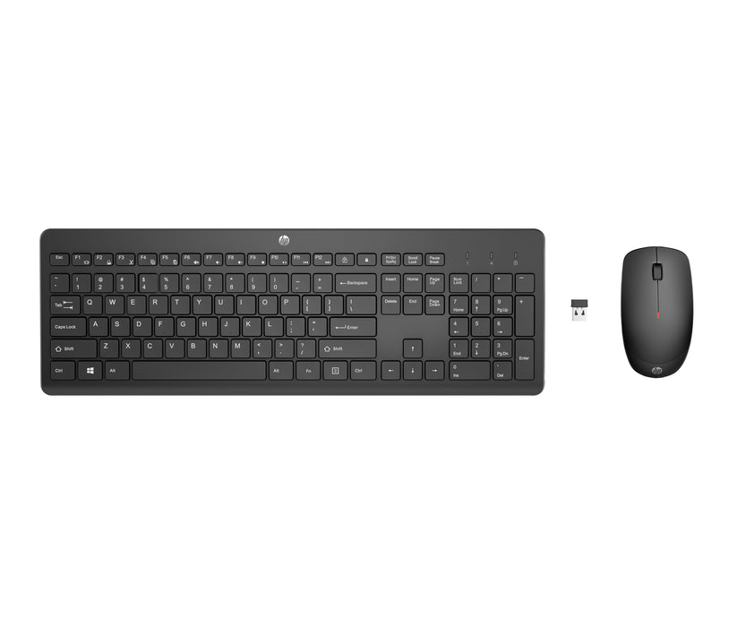 EAN 0195122117825 - HP 230 Wireless Mouse and Keyboard Combo teclado Ratón incluido Oficina RF inalámbrico Negro imagen 1