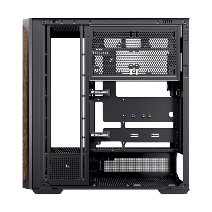 EAN 6977277360059 - Einarex EXCS-PL-800R-B carcasa de ordenador Midi Tower Negro imagen 5