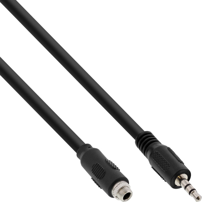 Adaptador De Audio Inline, Estéreo Macho/Hembra De 3,5 Mm Con Rosca, 0,6 M