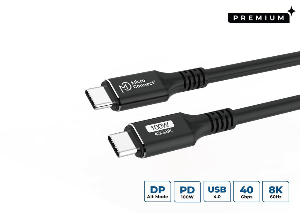 EAN 5715063545676 - Microconnect USB4CC3 cable USB USB4 Gen 3x2 3 m USB C Negro imagen 1