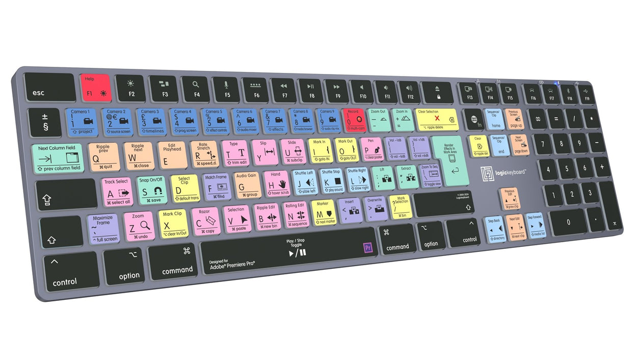 EAN 5707795022167 - Logickeyboard LKB-PPROCC-TM-UK teclado Oficina Bluetooth QWERTY Inglés Gris, Titanio imagen 4