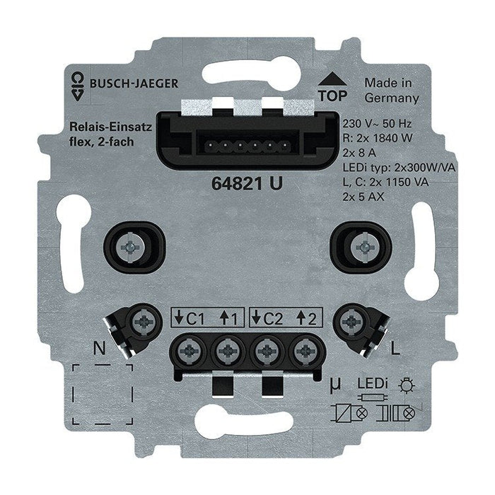 Busch Jaeger Relé Inserto Flex 2-Vías 230 V