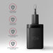 EAN 8595247907103 - Axagon ACU-PQ30 Ladegerät QC3.0, 4.0/AFC/FCP/PPS/Apple+ PD USB-C, 30W - schwarz - Kompaktes Ladegerät - 1 imagen 5