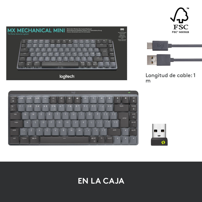 EAN 5099206103221 - Logitech Master 920-010780 teclado Oficina RF Wireless + Bluetooth QWERTY Internacional de EE.UU. Grafito imagen 14