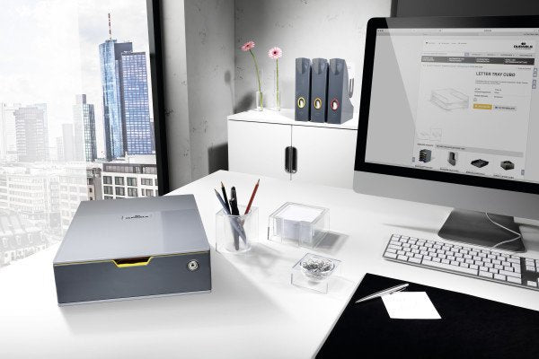 EAN 4005546994055 - Durable VARICOLOR archivador organizador Plástico Gris imagen 2